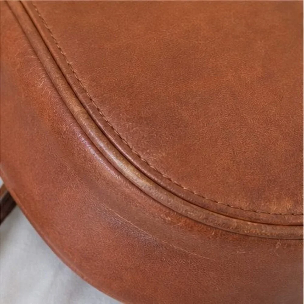 Tan Woven Crossbody Bag